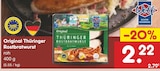 Aktuelles Original Thüringer Rostbratwurst Angebot bei Netto Marken-Discount in Bonn ab 2,22 €