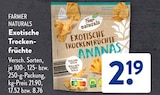 Exotische Trockenfrüchte Ananas von Farmer Naturals im aktuellen ALDI SÜD Prospekt für 2,19 €