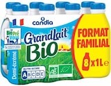 Grandlait Bio U.H.T Demi-Écrémé - CANDIA - Intermarché à Champigny-sur-Marne Grandlait Bio U.H.T Demi-Écrémé - CANDIA en promo chez Intermarché Champigny-sur-Marne à 8,96 €