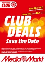 MediaMarkt Prospekt für Neuss mit 1 Seiten MediaMarkt Prospekt für Neuss: "CLUB DEALS", 1 Seiten, 13.07.2020 - 20.07.2020