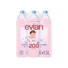 SUR TOUS LES PACKS D'EAU NATURELLES ET BIDON - EVIAN en promo chez Carrefour Market Valence