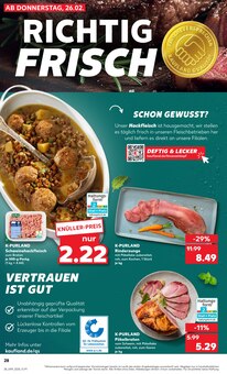 Rindfleisch im Kaufland Prospekt "Aktuelle Angebote" mit 70 Seiten (Jena)