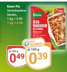 Aktuelles Fix Ofen-Makkaroni Alla Mamma Angebot bei GLOBUS in Bochum ab 0,39 €