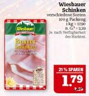 Schinken Angebote von Wiesbauer bei Marktkauf Hof für 1,79 €