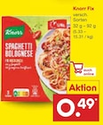 Aktuelles Fix Spaghetti Bolognese Angebot bei Netto Marken-Discount in Wuppertal ab 0,49 €