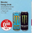 Energy Drink von Monster im aktuellen V-Markt Prospekt für 0,88 €
