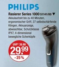 Aktuelles Rasierer Series 1000 S1141/00 Angebot bei V-Markt in Regensburg ab 29,99 €