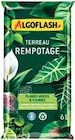 Terreau rempotage plantes vertes et plantes fleuries 6 litres - Soldor / Algoflash en promo chez Monoprix Versailles à 5,50 €