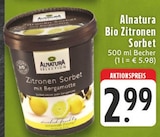 Bio Zitronen Sorbet im Angebot bei EDEKA in Koblenz Bio Zitronen Sorbet Angebote von Alnatura bei EDEKA Koblenz für 2,99 €