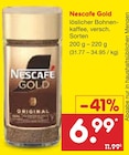 Gold im Angebot bei Netto Marken-Discount in Altenburg Gold Angebote von Nescafe bei Netto Marken-Discount Altenburg für 6,99 €