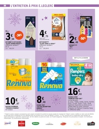 Offre Pampers dans le catalogue E.Leclerc du moment à la page 88