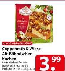 Coppenrath & Wiese Alt-Böhmischer Kuchen bei famila Nordost in Hamburg Coppenrath & Wiese Alt-Böhmischer Kuchen im Angebot bei famila Nordost Hamburg für 3,99 €