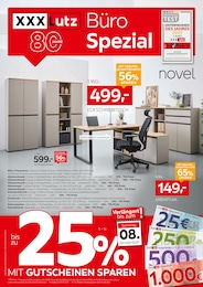 XXXLutz Möbelhäuser Prospekt "Büro Spezial", 14 Seiten, 27.10.2025 - 27.10.2025 Aktueller XXXLutz Möbelhäuser Prospekt, "Büro Spezial", mit Angeboten der Woche, gültig von 27.10.2025 bis 27.10.2025