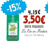 Ortie piquante - La Vie en Herbes à 3,50 € dans le catalogue Naturalia