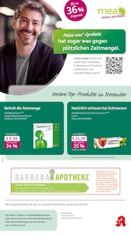 mea - meine apotheke Prospekt der KW 46 "Unsere November-Angebote" Aktueller mea - meine apotheke Prospekt "Unsere November-Angebote" Seite 1 von 4 Seiten
