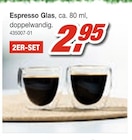 Espresso Glas Angebote bei Möbel AS Offenburg für 2,95 €