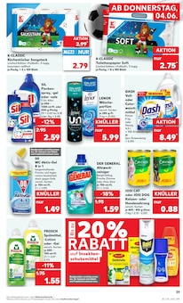 Waschmittel im Kaufland Prospekt "Hier bin ich richtig" mit 69 Seiten (Bremen)