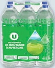 Eau de Source de Montagne d'Auvergne - U - Super U à Valence Eau de Source de Montagne d'Auvergne - U en promo chez Super U Valence à 2,70 €