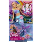 Poupée Barbie Sirène Fleurs Magiques Blonde - BARBIE en promo chez Fnac Poupée Barbie Sirène Fleurs Magiques Blonde - BARBIE dans le catalogue Fnac