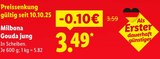 Gouda jung von Milbona im aktuellen Lidl Prospekt für 3,49 €