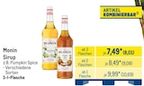 Sirup im Angebot bei METRO in Zwickau Sirup Angebote von Monin bei METRO Zwickau für 8,01 €