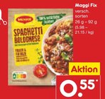 Fix Spaghetti Bolognese im Angebot bei Netto Marken-Discount in Trier Fix Spaghetti Bolognese Angebote von Maggi bei Netto Marken-Discount Trier für 0,55 €