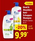 Anti-Schuppen Shampoo Angebote von Head & Shoulders bei Lidl Mönchengladbach für 9,99 €