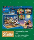 Calendrier de l'Avent - LEGO en promo chez Supermarchés Match Villeneuve-d'Ascq à 26,99 €