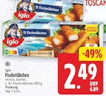 Fischstäbchen von Iglo für 2,49 € bei E center im Angebot Fischstäbchen von Iglo im aktuellen E center Prospekt