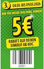 5€ Rabatt bei EDEKA im Lotte Prospekt für 