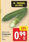 Salatgurken für 0,99 € bei E center im Angebot Salatgurken im aktuellen E center Prospekt