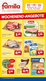 Supermarkt Prospekt von famila Nordwest Breddorf famila Nordwest Prospekt: "WOCHENENDANGEBOTE", 2 Seiten, 17.07.2025 - 19.07.2025