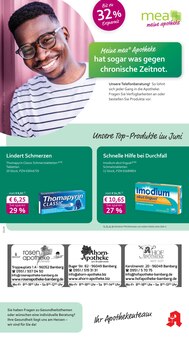 Aktueller mea - meine apotheke Prospekt (Bamberg, 4 Seiten zum blättern mea - meine apotheke Prospekt Unsere Juni-Angebote mit 4 Seiten