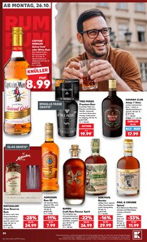 Rum im aktuellen Kaufland Prospekt (Düsseldorf) Rum im Kaufland Prospekt "Hier bin ich richtig" mit 80 Seiten (Düsseldorf)