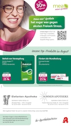 Aktueller mea - meine apotheke Apotheken Prospekt für Taura: Unsere August-Angebote mit 4} Seiten, 01.08.2025 - 31.08.2025