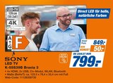 LED TV K-55S39B Bravia 3 im Angebot bei expert in Donauwörth LED TV K-55S39B Bravia 3 Angebote von Sony bei expert Donauwörth für 799,00 €