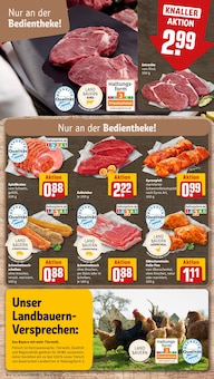 Rindfleisch im REWE Prospekt "Dein Markt" mit 18 Seiten (Augsburg)