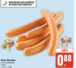 Wiener Würstchen im Angebot bei nah und gut in Jena Wiener Würstchen Angebote bei nah und gut Jena für 0,88 €