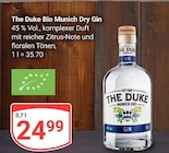Aktuelles Bio Munich Dry Gin Angebot bei GLOBUS in Salzgitter ab 24,99 €