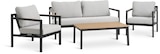 JYSK Lounge-Set BEJSTRUP 4 Personen grau Angebote von JUTLANDIA bei JYSK Wolfenbüttel für 550,00 €