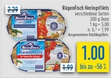 Heringsfilets im Angebot bei diska in Erfurt Heringsfilets Angebote von RügenFisch bei diska Erfurt für 1,00 €