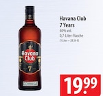 Aktuelles Havana Club 7 Years Angebot bei famila Nordost in Pinneberg ab 19,99 €