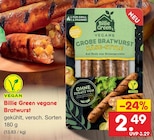 Vegane Bratwurst von Billie Green im aktuellen Netto Marken-Discount Prospekt