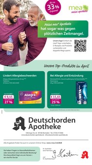 mea - meine apotheke Prospekt Unsere April-Angebote mit 4 Seiten