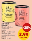 Fleisch & Braten Allrounder oder Mediterraner Gemüse Allrounder von JUST SPICES im aktuellen Penny Prospekt für 299,00 €