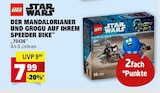 Star Wars Der Mandalorianer und Grogu auf ihrem Speeder Bike Angebote von LEGO bei Marktkauf Fellbach für 7,99 €