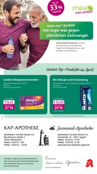 mea - meine apotheke Prospekt Unsere April-Angebote mit 4 Seiten