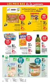 Promos Huile d'olive vierge dans le catalogue "-34% DE REMISE IMMÉDIATE" de Hyper U Huile d'olive vierge en promo dans le catalogue Hyper U à la page 10