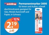 Permanentmarker 3000 von edding im aktuellen V-Markt Prospekt für 2,19 €
