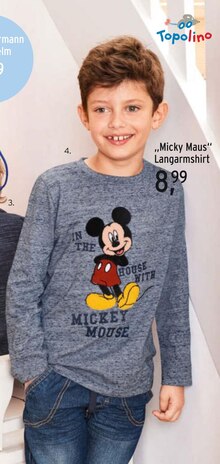 „Micky Maus“ Langarmshirt bei Ernstings family in Witten „Micky Maus“ Langarmshirt im Angebot bei Ernstings family Witten für 8,99 €